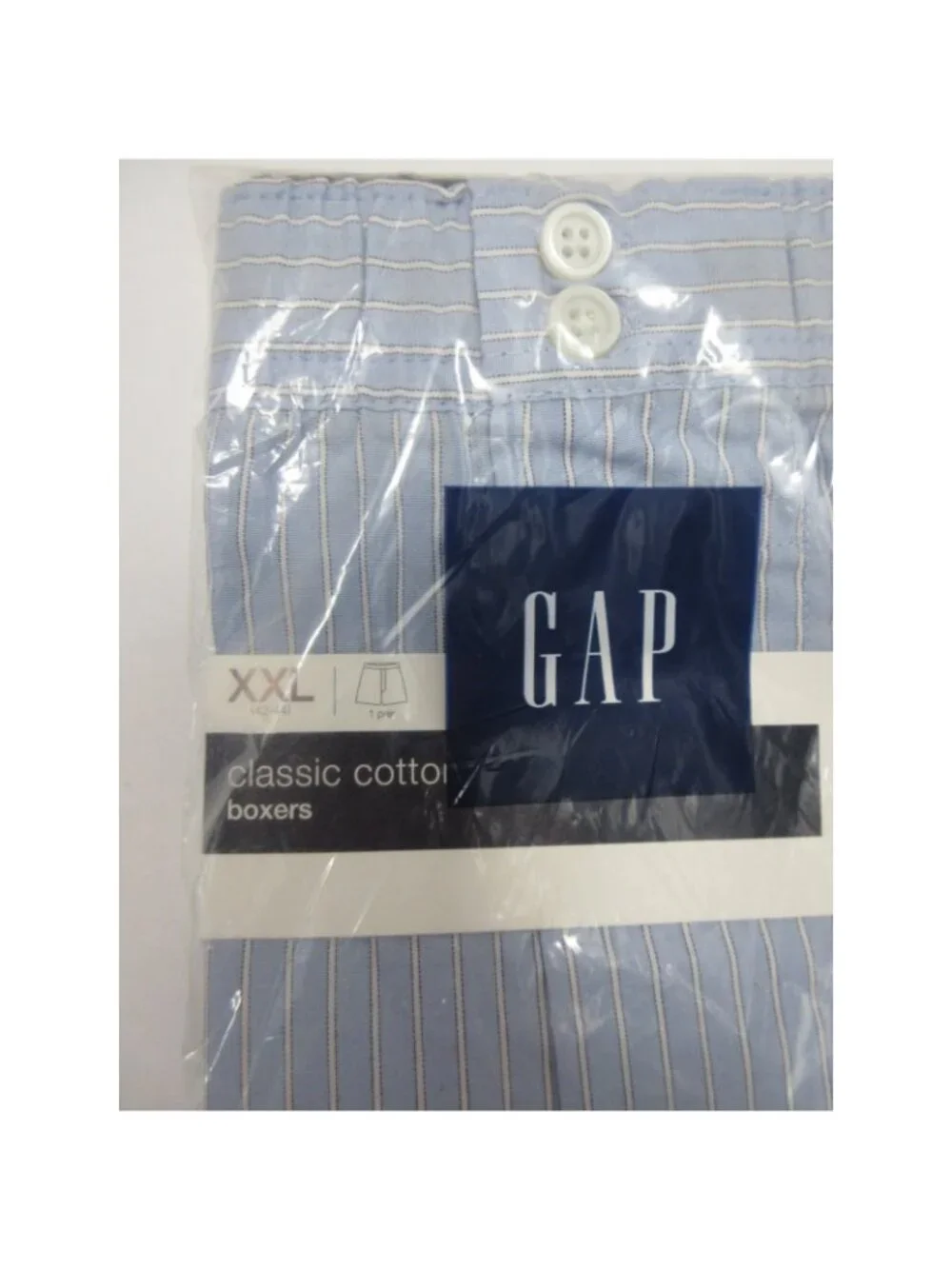 Gap Underwear XXL Boxer Shorts Striped Classic Deadstock Y2K Cotton NEW
